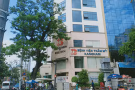Bệnh viện thẩm mỹ Kangnam tại địa chỉ 84A, đường Bà Huyện Thanh Quan, quận 3, thành phố Hồ Chí Minh. (Ảnh: Đinh Hằng/TTXVN)