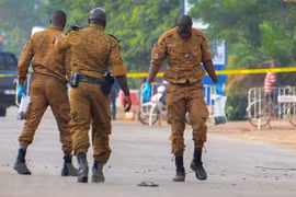 Lực lượng an ninh Burkina Faso. (Nguồn: EPA/TTXVN)