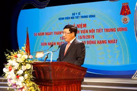 Phó Thủ tướng, Bộ trưởng Bộ Ngoại giao Phạm Bình Minh phát biểu. (Ảnh: Dương Ngọc/TTXVN)