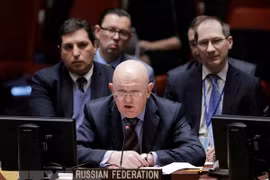 Đại sứ Nga tại LHQ Vassily Nebenzia. (Nguồn: THX/TTXVN)