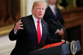 Tổng thống Mỹ Donald Trump. (Ảnh: THX/TTXVN)