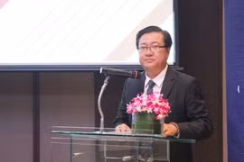 Ông Nguyễn Tuấn, Phó Giám đốc ITPC phát biểu khai mạc hội thảo. (Ảnh: Xuân Anh/TTXVN) 