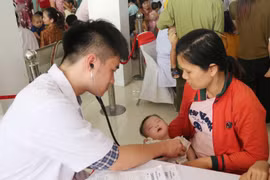Dự kiến hơn 3.000 trẻ em trên toàn tỉnh Nghệ An được khám sàng lọc bệnh tim. (Ảnh: Nguyễn Oanh/TTXVN)
