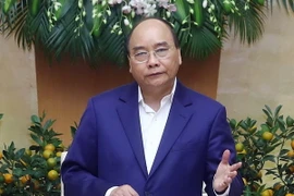 Thủ tướng Nguyễn Xuân Phúc phát biểu. (Ảnh: Thống Nhất/TTXVN)