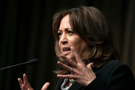 Ứng viên tranh cử Tổng thống Mỹ Kamala Harris. (Ảnh: AFP/TTXVN)