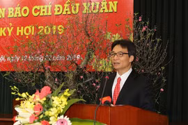 Phó Thủ tướng Vũ Đức Đam phát biểu. (Ảnh: Dương Giang/TTXVN)