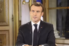 Tổng thống Pháp Emmanuel Macron. (Nguồn: AFP/TTXVN)