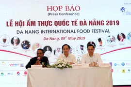 Ban tổ chức công bố thông tin về lễ hội quốc tế ẩm thực Đà Nẵng 2019. (Ảnh: Trần Lê Lâm/Vietnam+)