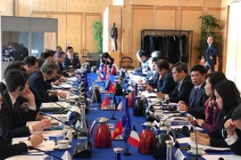 Toàn cảnh Đối thoại cấp cao thường niên về kinh tế Pháp-Việt Nam. (Nguồn: TTXVN)