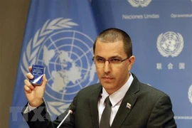 Ngoại trưởng Venezuela Jorge Arreaza. (Ảnh: THX/ TTXVN)