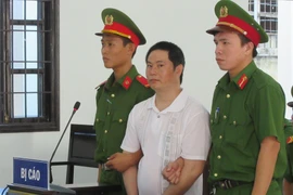 Bị cáo Phan Văn Sứ tại phiên xét xử. (Ảnh: Nguyễn Thành/TTXVN)