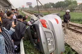 Hiện trường một vụ tai nạn đường sắt. Ảnh minh họa. (Nguồn: TTXVN)