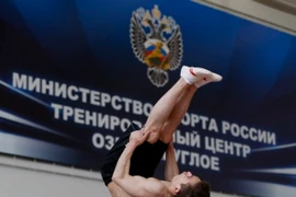 Vận động viên Nga tập luyện chuẩn bị tham dự Olympic 2016. (Nguồn: EPA/TTXVN)