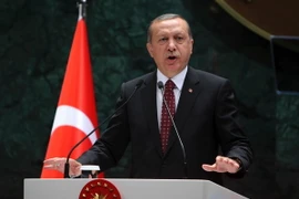 Tổng thống Thổ Nhĩ Kỳ Recep Tayyip Erdogan. (Nguồn: AFP/TTXVN)