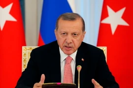 Tổng thống Thổ Nhĩ Kỳ Recep Tayyip Erdogan. (Nguồn: EPA/TTXVN)
