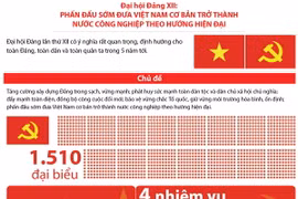 Những nhiệm vụ chính của Đại hội Đảng XII