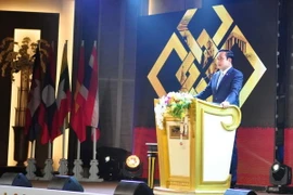Thủ tướng Thái Lan Prayut Chan O cha phát biểu khai mạc. (Ảnh: Sơn Nam/Vietnam+)