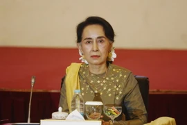 Cố vấn Nhà nước Myanmar Aung San Suu Kyi. (Nguồn: EPA/TTXVN)