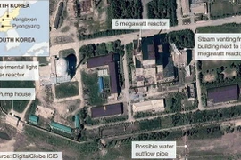 Cơ sở hạt nhân Yongbyon của Triều Tiên. (Nguồn: BBC/TTXVN) 