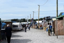 Quang cảnh trại tị nạn Jungle ở Calais. (Nguồn: AFP/TTXVN)