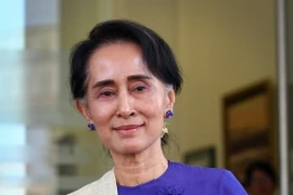 Cố vấn nhà nước kiêm Bộ trưởng Ngoại giao Myanmar Aung San Suu Kyi. (Nguồn: AFP/TTXVN)