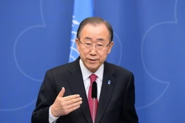 Tổng thư ký Liên hợp quốc Ban Ki-moon. (Nguồn: AFP/TTXVN)