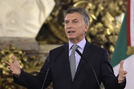 Tổng thống Argentina Mauricio Macri. (Nguồn: THX/TTXVN)