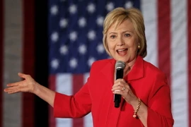 Ứng cử viên Đảng Dân chủ, cựu Ngoại trưởng Mỹ Hilary Clinton. (Nguồn: AFP/TTXVN)