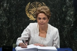 Tổng thống Brazil Dilma Rousseff. (Nguồn: AFP/TTXVN)