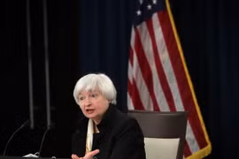 Chủ tịch Cục Dự trữ Liên bang Mỹ Janet Yellen. (Nguồn: EPA/TTXVN)