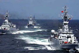 Tàu chiến của lực lượng hải quân Trung Quốc. (Nguồn: Internet)