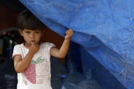 Một em bé Syria tại trại tị nạn ở Dohuk. (Nguồn: Reuters)