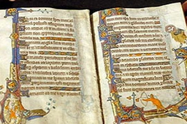 Một cuốn sách từ thời Trung cổ. (Nguồn: AP)