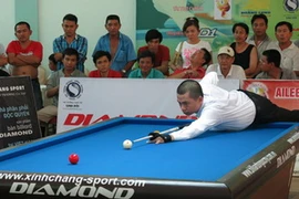 Tay cơ Dương Anh Vũ. (Ảnh: Hải Âu/TTXVN)