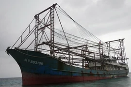 Một tàu đánh cá Trung Quốc. (Nguồn: AFP/TTXVN)