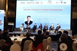 Toàn cảnh Hội nghị xúc tiến đầu tư Hong Kong (Trung Quốc)- TP Hồ Chí Minh. (Ảnh: Xuân Anh/TTXVN)
