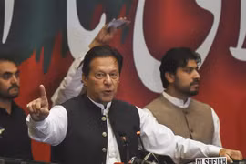 Cựu Thủ tướng Pakistan Imran Khan. (Ảnh: AFP/TTXVN)