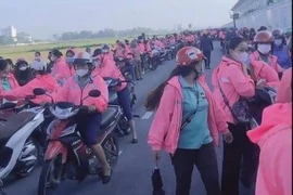 Công nhân vẫn ngừng việc sau khi Công ty VietGlory trả lời kiến nghị