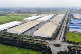 Một góc Khu công nghiệp và Đô thị VSIP Bắc Ninh. (Ảnh: Danh Lam/TTXVN)