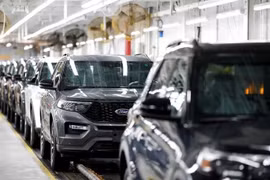 Những mẫu xe Ford Explorer 2020 tại Nhà máy lắp ráp Chicago của Ford ở Chicago, Illinois, Mỹ, ngày 24/6/2019. (Nguồn: Reuters) 