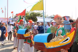 [Photo] Linh thiêng Lễ Khao lề thế lính Hoàng Sa tại huyện đảo Lý Sơn