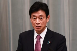 Bộ trưởng Kinh tế, Thương mại và Công nghiệp Nhật Bản Yasutoshi Nishimura. (Nguồn: AFP/TTXVN)