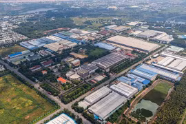 Khu công nghiệp Tân Đông Hiệp B, thành phố Dĩ An, tỉnh Bình Dương. (Ảnh: Hồng Đạt/TTXVN)