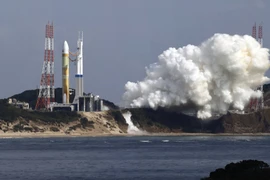 Tên lửa H3 không thể cất cánh tại Trung tâm vũ trụ Tanegashima ở Minamitane, tỉnh Kagoshima, ngày 17/2. (Nguồn: Kyodo).