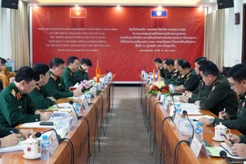 Toàn cảnh Phiên Đối thoại Chính sách Quốc phòng cấp Thứ trưởng lần thứ 3. (Ảnh: Phạm Kiên/TTXVN)