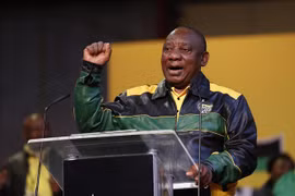 Tổng thống Nam Phi Cyril Ramaphosa. (Ảnh: AFP/TTXVN)