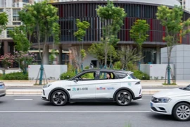 Taxi tự lái của hãng Baidu. (Nguồn: SCMP)