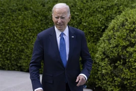 Tổng thống Mỹ Joe Biden tại Nhà Trắng ngày 24/4/2023. (Ảnh: THX/TTXVN)