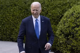 Tổng thống Mỹ Joe Biden tại Nhà Trắng ngày 24/4/2023. (Ảnh: THX/TTXVN)