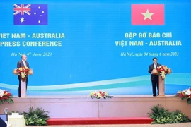 Thủ tướng Phạm Minh Chính và Thủ tướng Australia gặp gỡ báo chí 